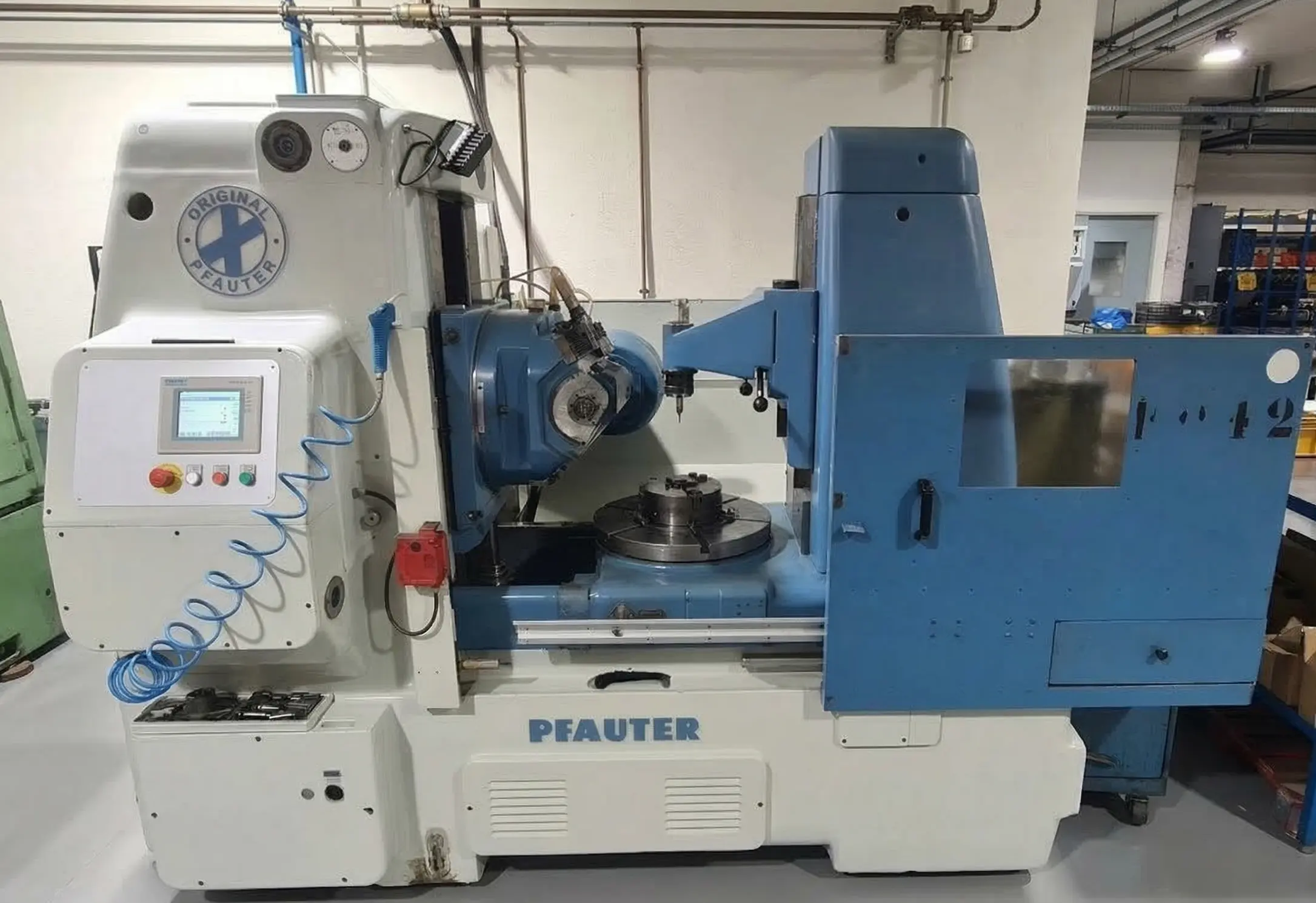 Talladora de engranajes Pfauter — Talleres Gamuar Vitoria-Gasteiz